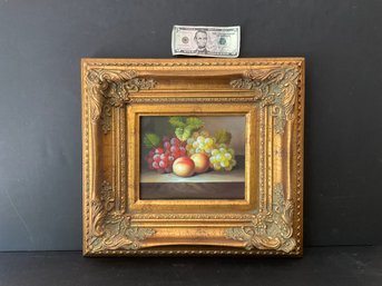 Original Contemporary Oil Painting Still Life Signed Illegibly