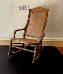 American Antique Childs Lincoln Rocking Chair