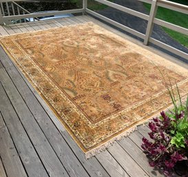 92 X 134 Mantra Persian Design Amber Silk Look Carpet