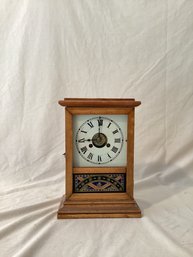 American Antique Mantle Clock With Alarm