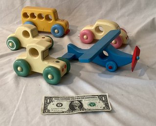 5 Great Handmade Wooden  Hand-painted Toys By  Eric The Toy Man