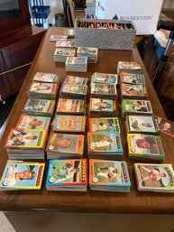 Huge Collection Of  1973,1974,1975 Baseball, Hockey, Football Cards