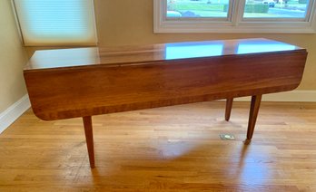 Vintage Solid Cherry Harvest Table