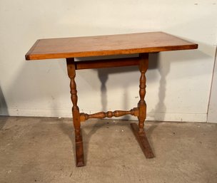 Signed Hagerty Cohasset Mass. Trestle Table