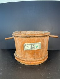 Antique Staved Water Bucket