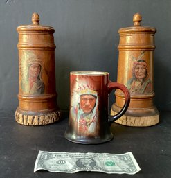 3 Vintage Native American Indian Souvenir Items For You Ho