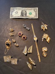 Lucky 13!  A Grouping Of Great Costume Jewelry From Gruen, Hobe, Jjo, Trafari, Napier, & Paolo