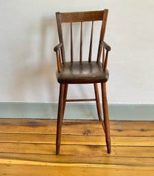 Antique New England  Windsor High Chair