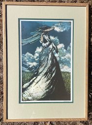 Framed And Matted Print 78/500 By Maryland Artist Janice Cline