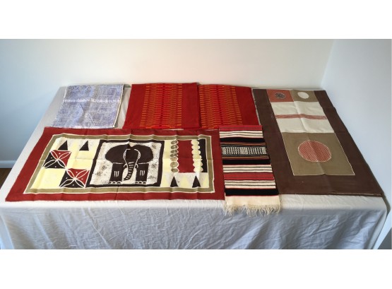 Lot Of Six Table Runners