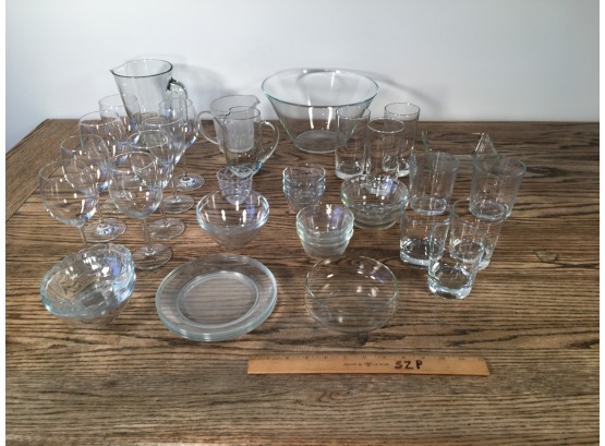 Lot Of Miscellaneous Glassware