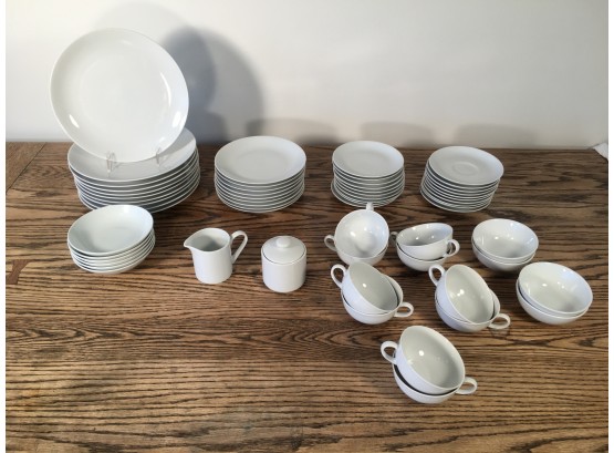 61 Pc. White Arzberg Porcelain Dinnerware Set