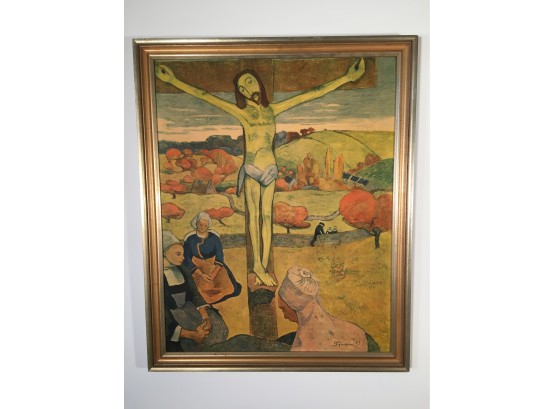 Framed Print Of Paul Gauguin's The Yellow Christ