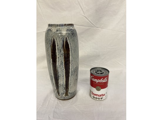 Mid-Century Drip Glaze Ceramic Vase Signed Wagner 62’