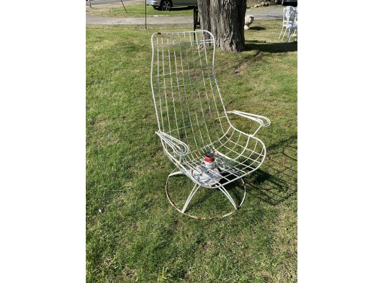 Vintage Homecraft Outdoor Iron  Sculpture Spring Chair