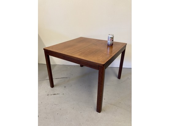 Mid-Century Rosewood Square Parsons Table Made In Norway