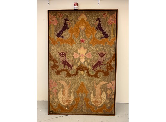 Iwan Tirta Batik Painting On Fabric 77” X 50”
