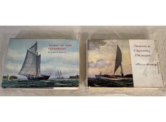 2 Hardcover Books On Sailing