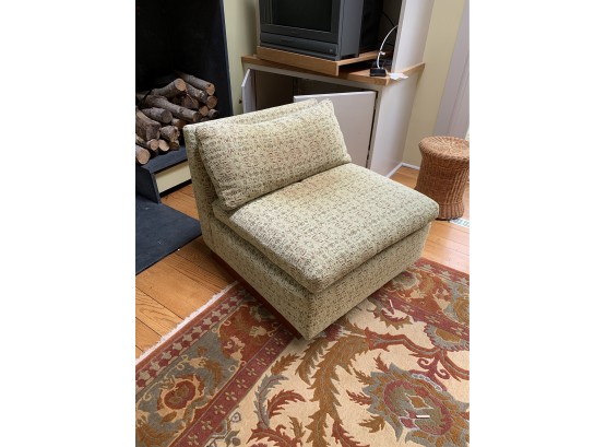 Milo Baughman Style Slipper Lounge Chair (C)