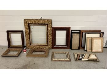 Lot Of 16 Vintage And Antique Painting/Print Frames