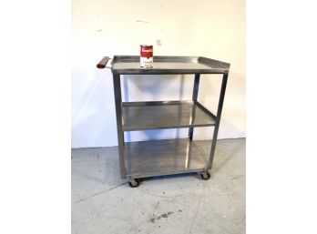 Vintage Lakeside Manufacturing Co. Stainless Steel HOT TOP Rolling Cart