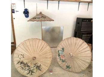 Three Asian Parasols