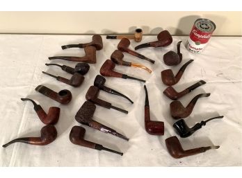 Lot Of 23 Vintage Smoking Pipes