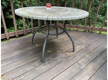 Outdoor Table With Composite Top