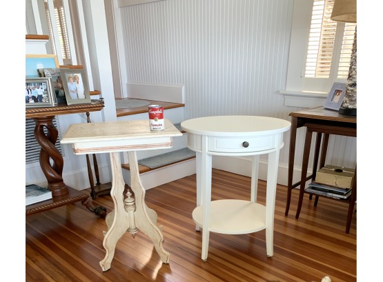 Two Interesting Cottage Style  Tables (B)