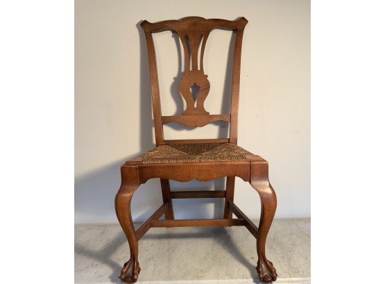 Vintage New England Style Chippendale Side Chair