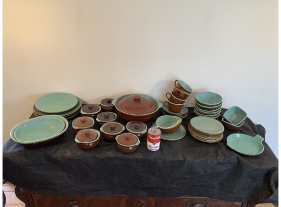 39 Pieces Of COUNTRY FARE LOUISVILLE POTTERY Dinnerware