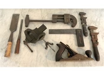 Lot Of Miscellaneous Antique Tools