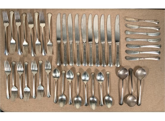 43 Pieces Of Towle Chippendale Pattern Sterling Silver Flatware