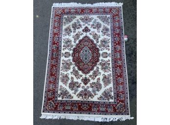 Hand Made Oriental Wool Carpet Iran