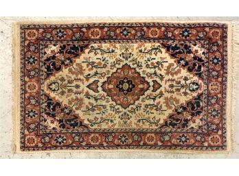 Vintage Hand Made Wool Carpet From Persia