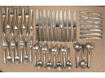 43 Pieces Of Towle Chippendale Pattern Sterling Silver Flatware