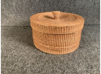 Native American Sweetgrass Basket