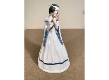 Vintage Rosenthal Artist Signed A. Cassmann Woman With Roses Figurine