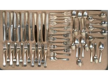 58 Pieces Of Etruscan Sterling Silver Flatware