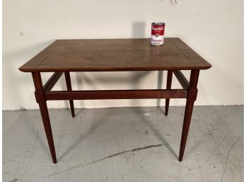 Mid-Century Modern American Cherry & Walnut Side Table