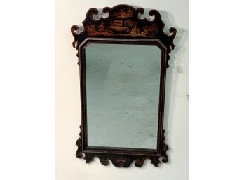 Vintage Chinese Chinoiserie Chippendale Hall Mirror