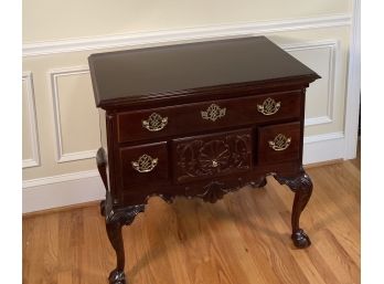 Mahogany Chippendale Style Low Boy Chest By Council Furniture Co.