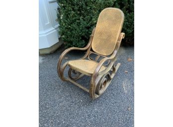 Classic Austrian Bentwood Rocking Chair