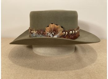 Stetson 3X Beaver Felt Cowboy Hat Sz. 7 3/8