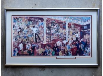 Signed Leroy Neiman Serigraph Of F.X. Mcrory’s Whiskey Bar Seattle