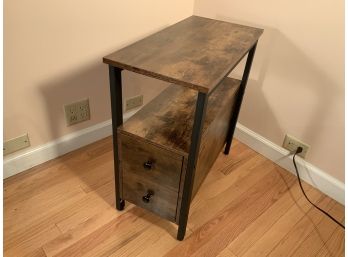 Contemporary 2 Drawer Table