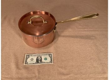 All-Clad Copper Chef 3 Quart Sauce Pot With Lid