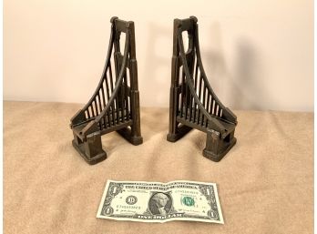 Restoration Hardware Bridge Iron Bookends