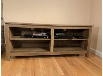 Low Pine Bookcase/ TV & Electronics Cabinet With Adjustable Shelves