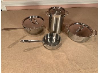 4 Pc. All-Clad Stainless Steel Cookware